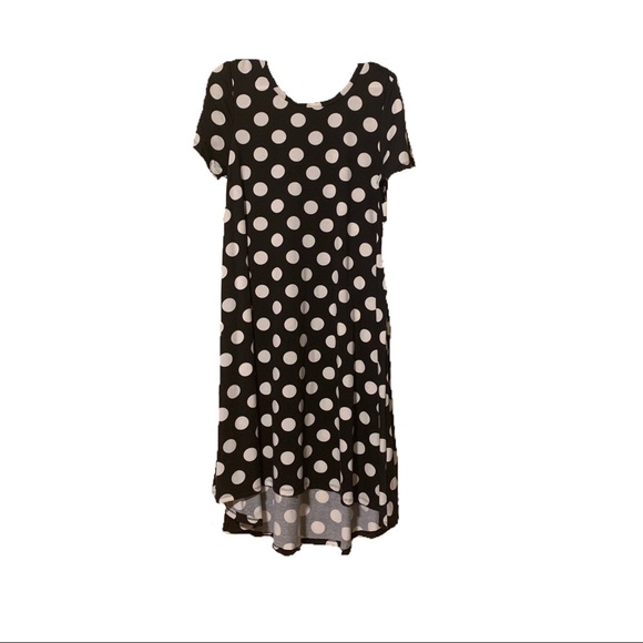 LuLaRoe Dresses & Skirts - BNWT Black/White Polka Dot High-Low Carly Dress LuLaRoe Dresses & Skirts - BNWT Black/White Polka Dot High-Low Carly Dress